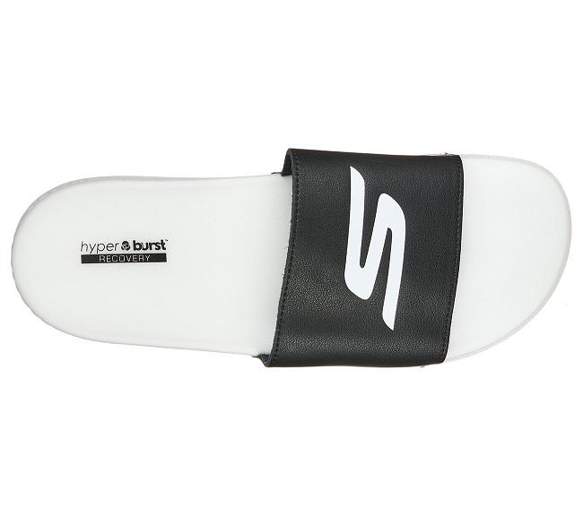 Sandalias Deportivas Skechers Hombre - Hyper Slide Negro SQBIP8032